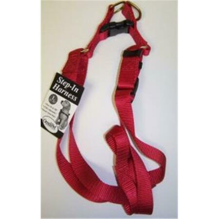 OMNI PET No.19LRD Step in Harness Nylon Size 22-33in Large Color Red 445-19012